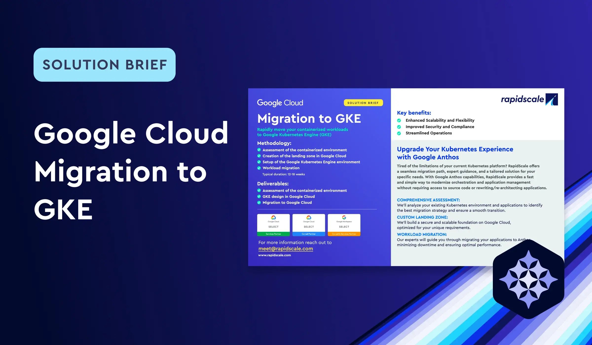 Google Cloud migration to GKE solution brief
