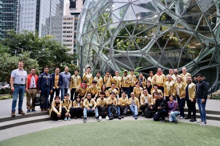 AWS Golden Jacket Recipients in Las Vegas